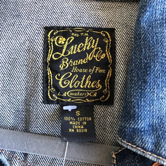 Lucky denim jacket with vintage vibes, NWOT - Picture 3 of 6